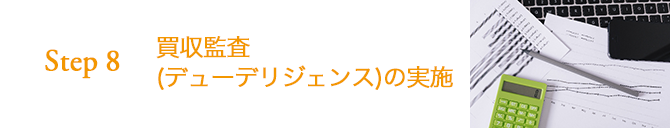 STEP8 買収監査（デューデリジェンス）の実施